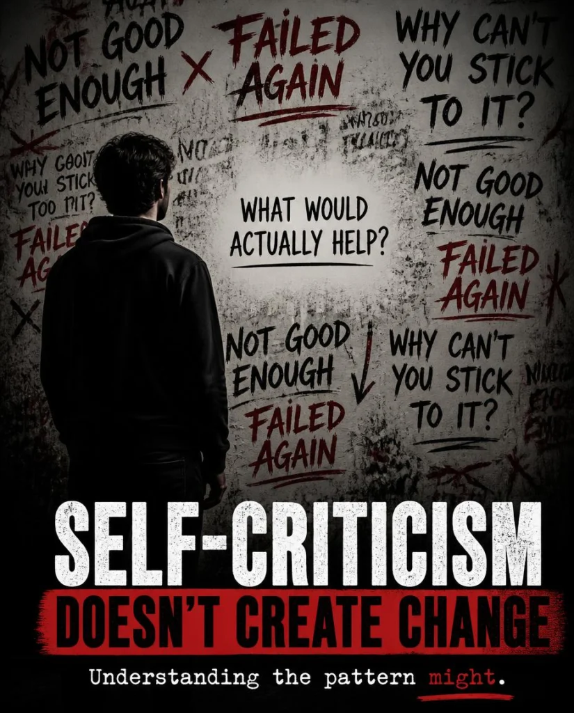 Self-criticism doesn't create change - how self-compassion helps break the cycle